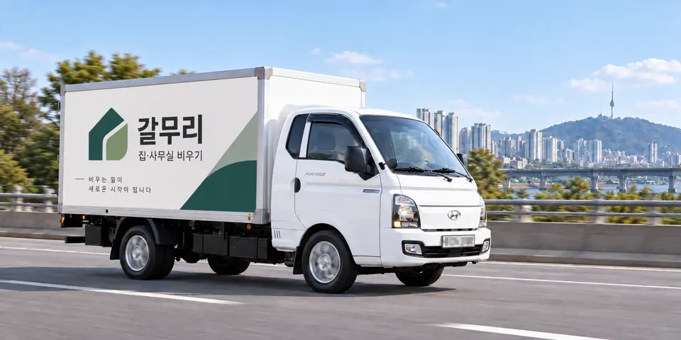 의정부동 유품정리 | 갈무리 작업 차량, 그림